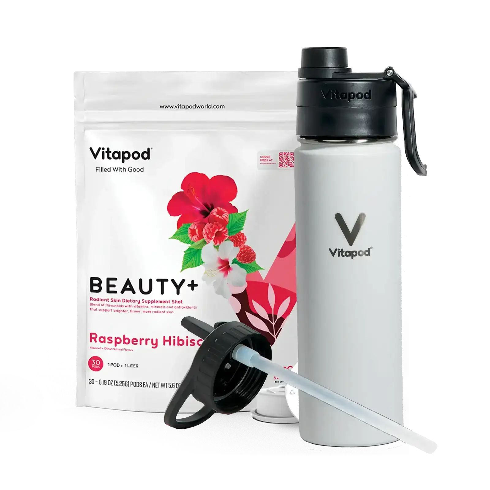 Image of Vitapod Go Starter Bundle - BEAUTY+ Raspberry Hibiscus