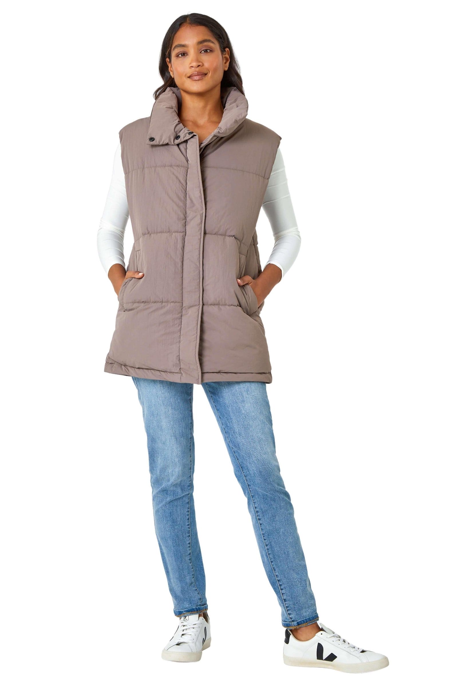 Short Padded Pocket Gilet