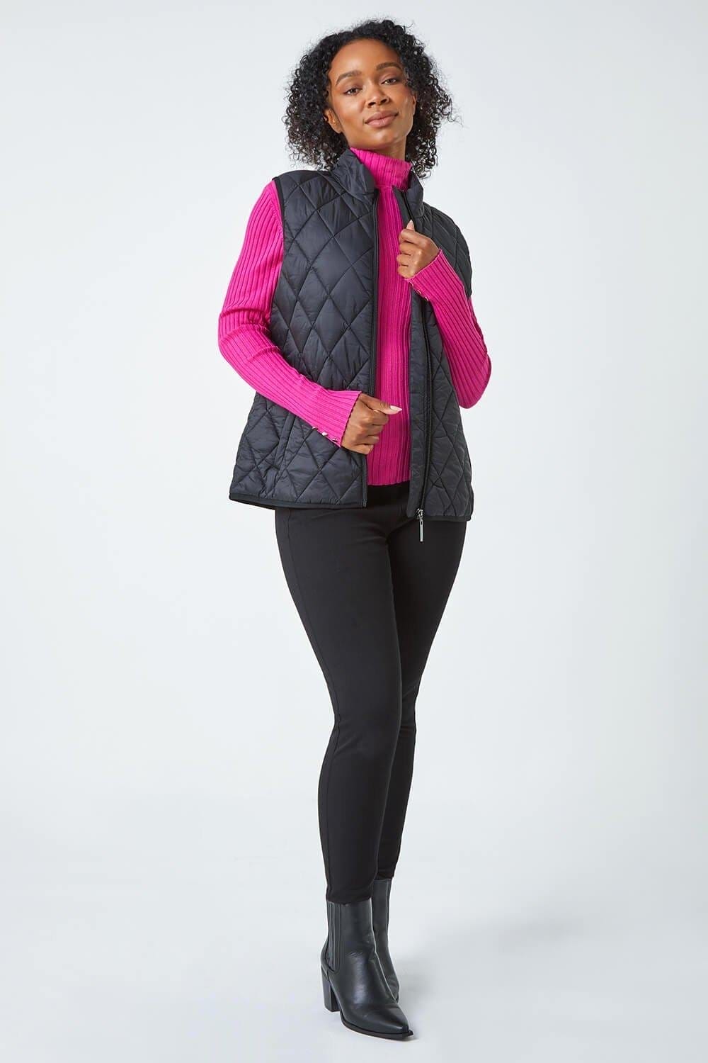 Petite Hooded Quilted Gilet