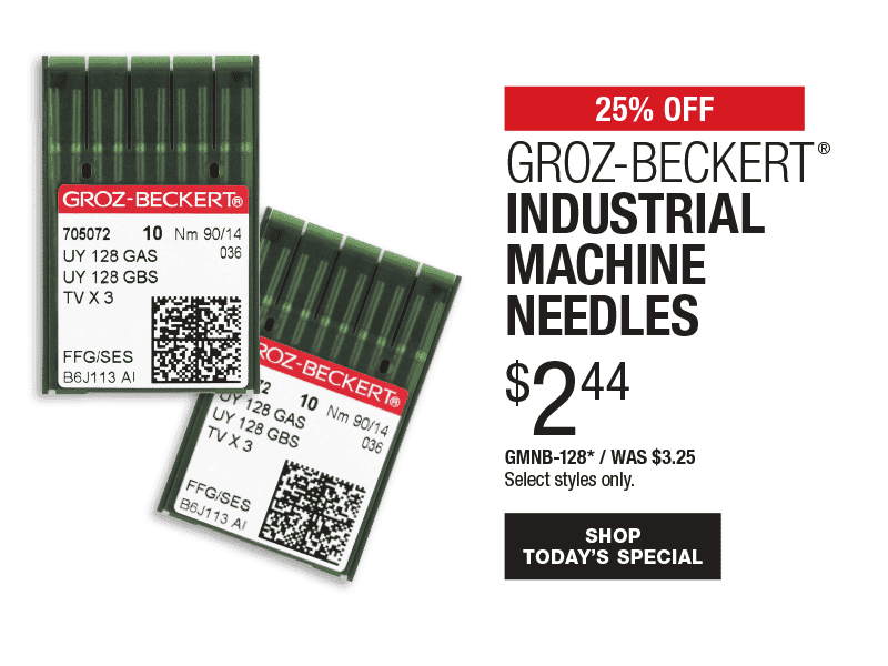 25% Off Grosz-Beckert Industrial Machine Needles