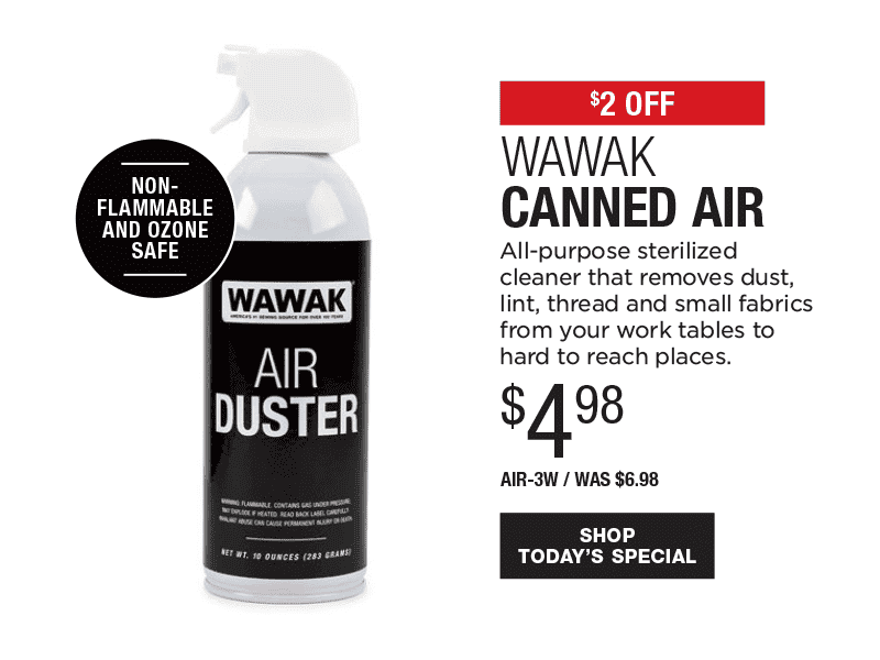 \\$2 Off WAWAK Canned Air