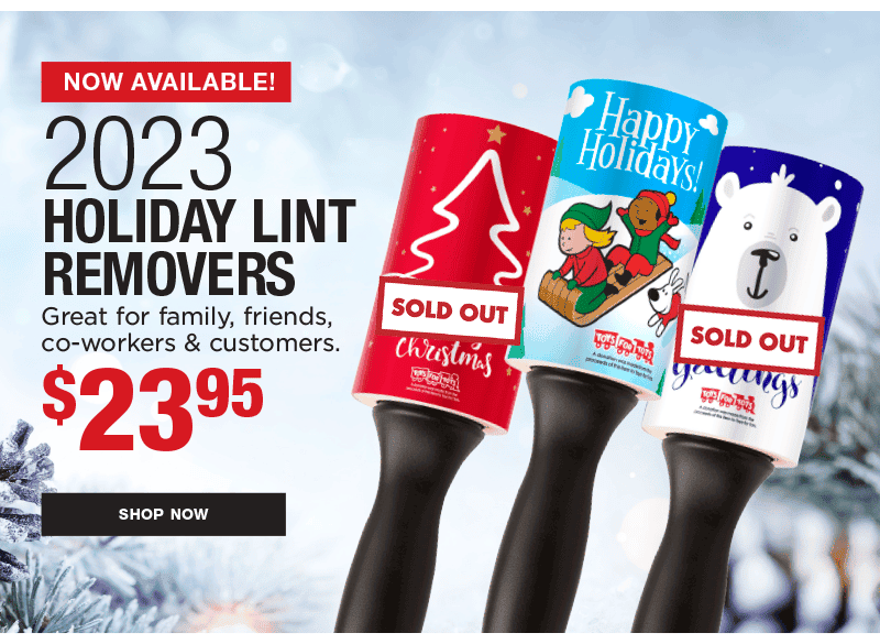 2023 Holiday Lint Removers