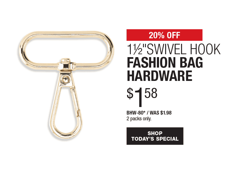 20% Off 1 1/2" Swivel Hook Fashion Bag Hardware