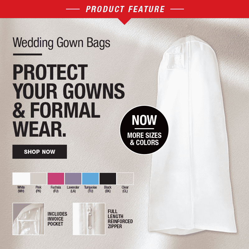 Product Feature: Wedding Gown Bags. Shop Now!