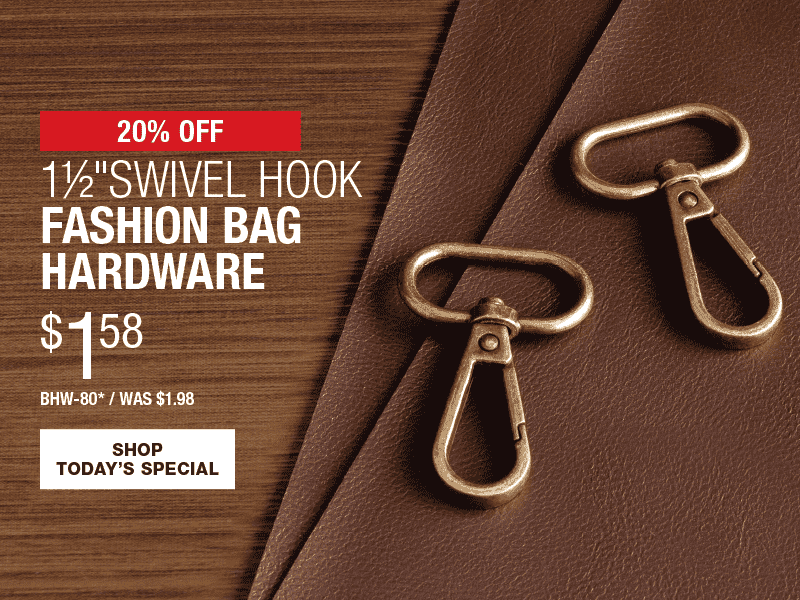 20% Off 1 1/2" Swivel Hook Fashion Bag Hardware