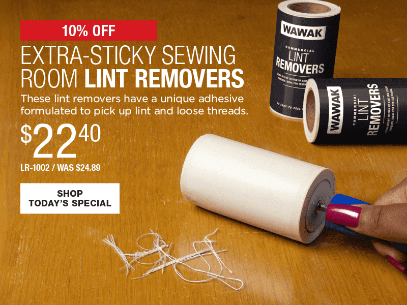 10% Off Extra-Sticky Sewing Room Lint Removers