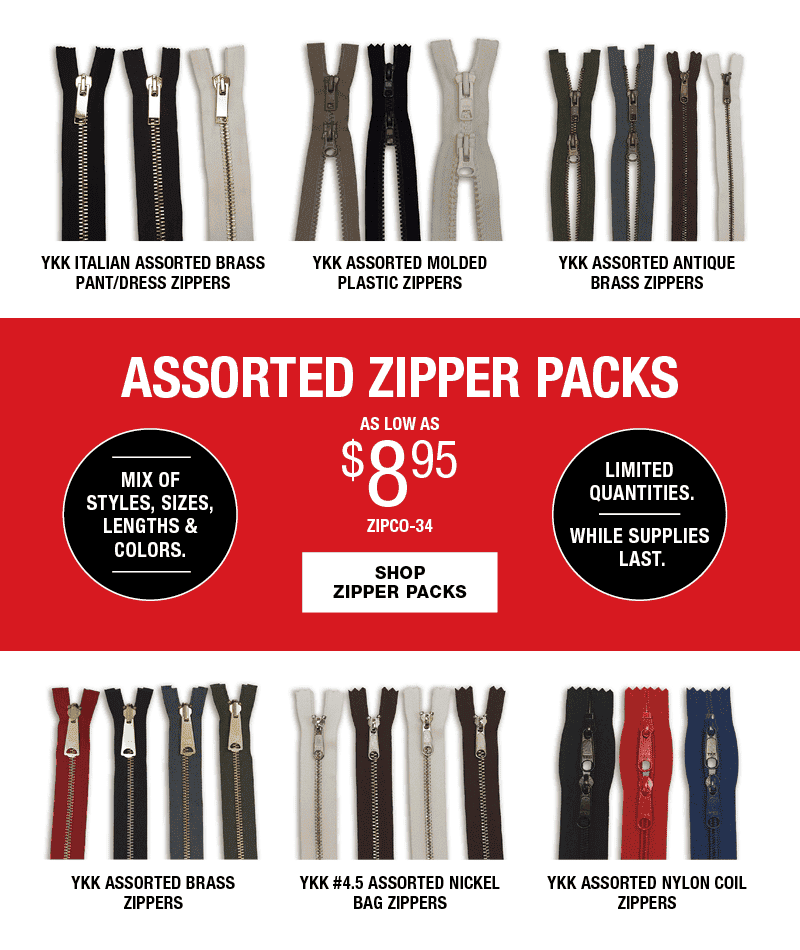 WAWAK Assorted Zipper Packs. Shop Now!