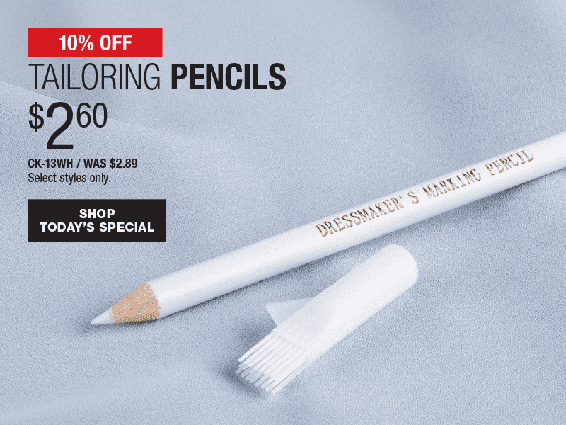10% Off Tailoring Pencils