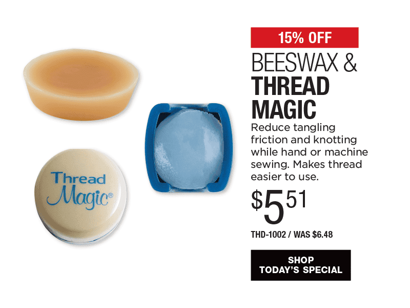 15% Off Beeswax & Thread Magic