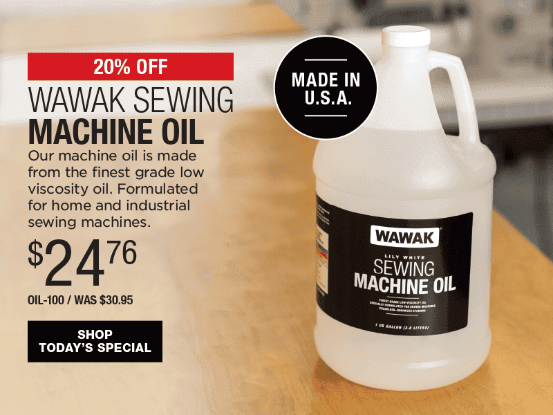 20% Off WAWAK Sewing Machine Oil