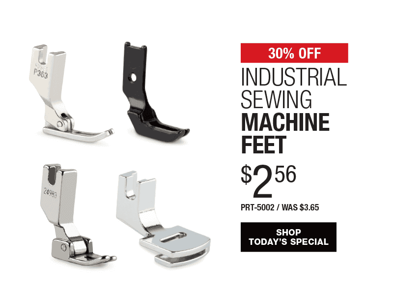 30% Off Industrial Sewing Machine Feet