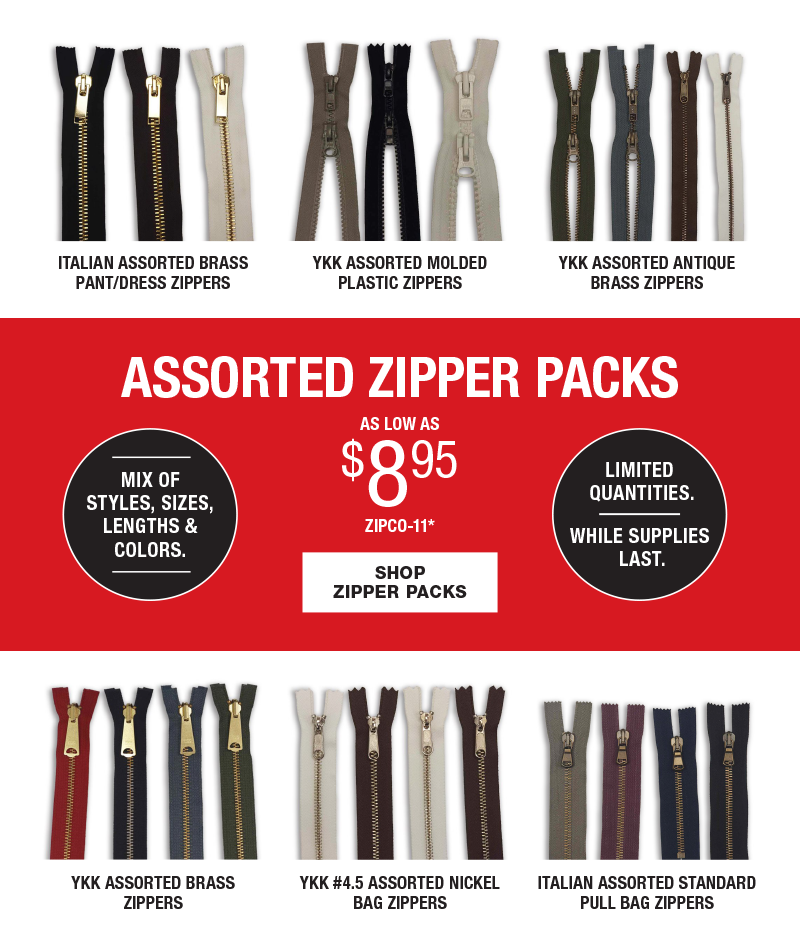 Assorted Zipper Packs. Shop Now!