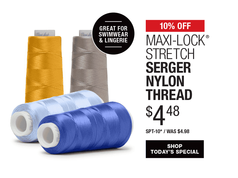 10% Off Maxi Lock Stretch Thread