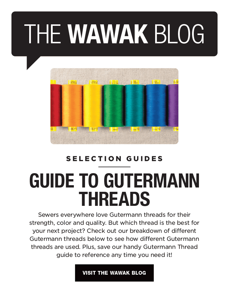 The WAWAK Blog! Selection Guides - Guide To Gutermann Threads. Visit The WAWAK Blog