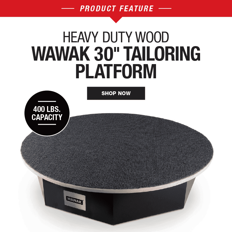 Product Feature: Heavy Duty Wood WAWAK 30" Tailoring Platform. Shop Now!