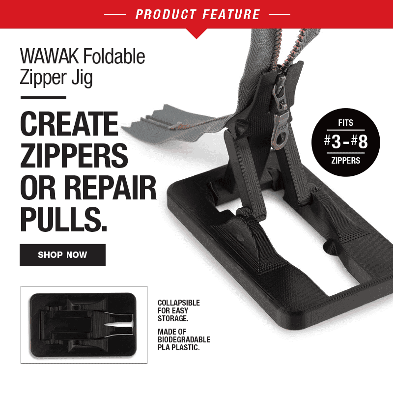 Product Feature: WAWAK Foldable Zipper Jig