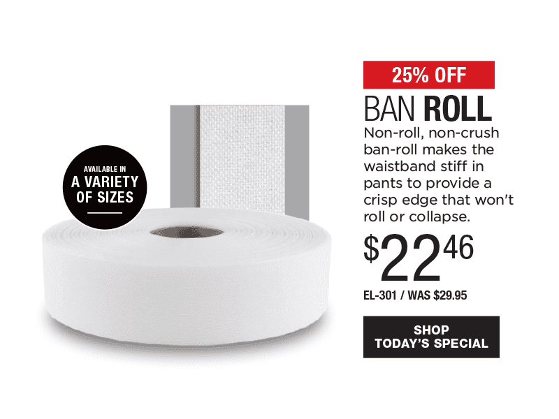 25% Off Ban Roll