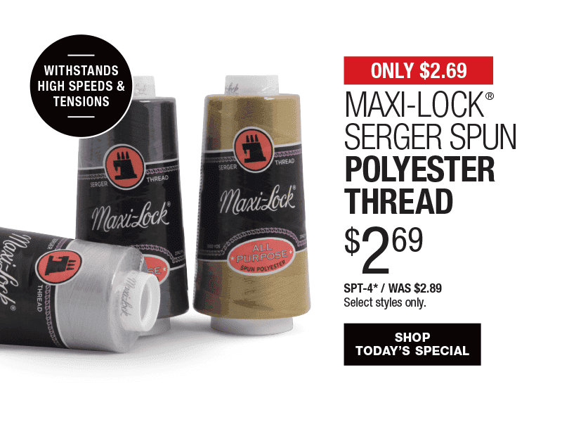 Maxi-Lock Serger Spun Polyester Thread Only \\$2.69