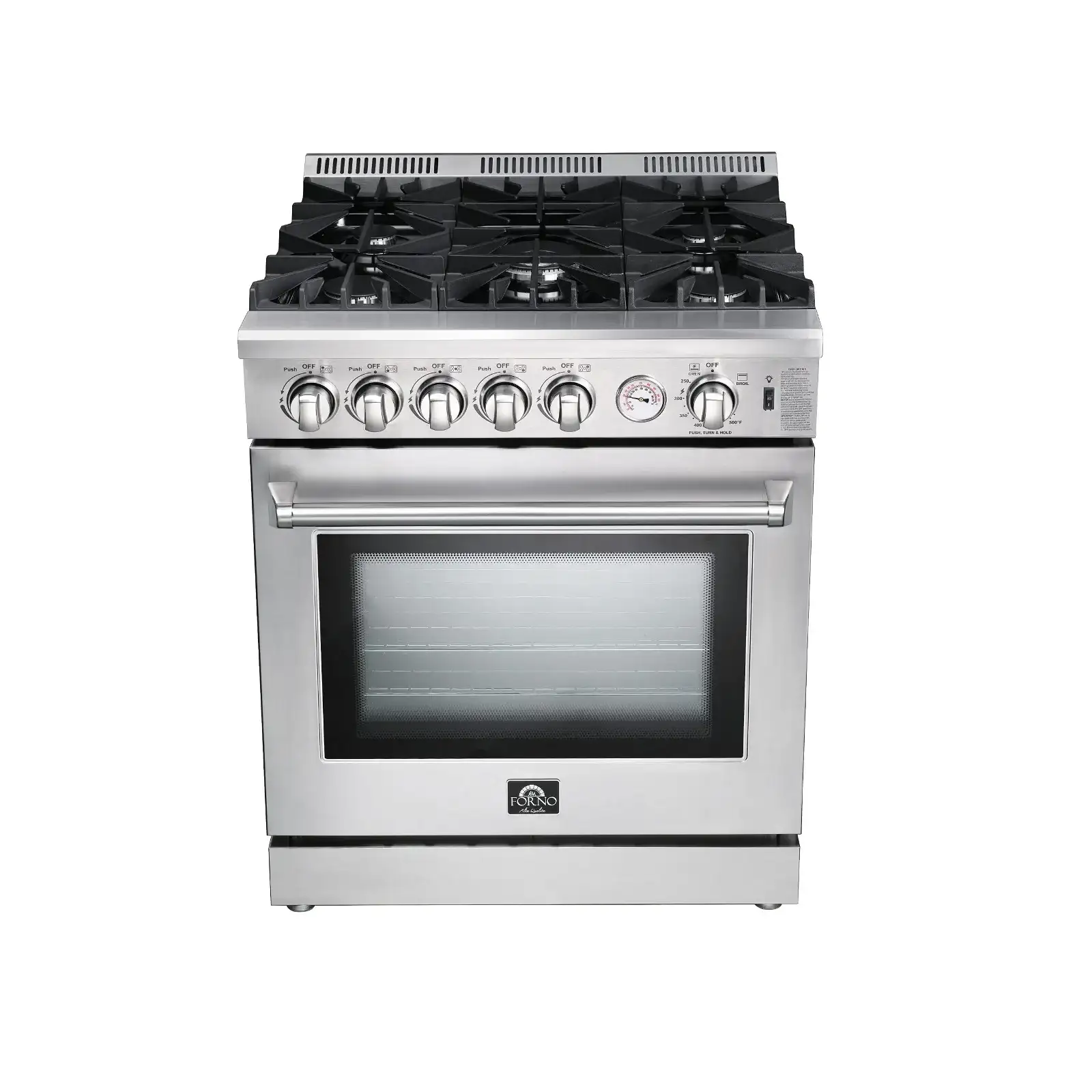 Image of Forno Galiano - Gold Professional 36" Freestanding Gas Range