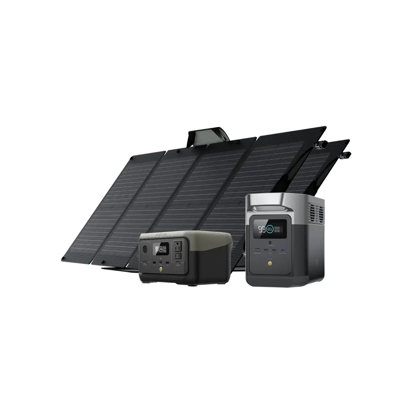 Image of Special Bundle: EcoFlow RIVER 2 + DELTA Mini + 2 x 110W Solar Panel