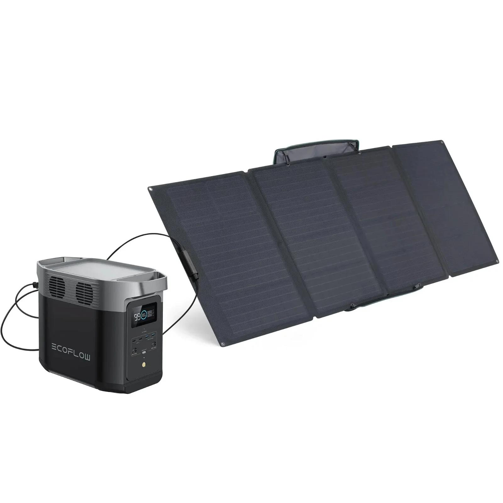 Image of EcoFlow DELTA 2 Portable Power Station + 400W Portable Solar Panel