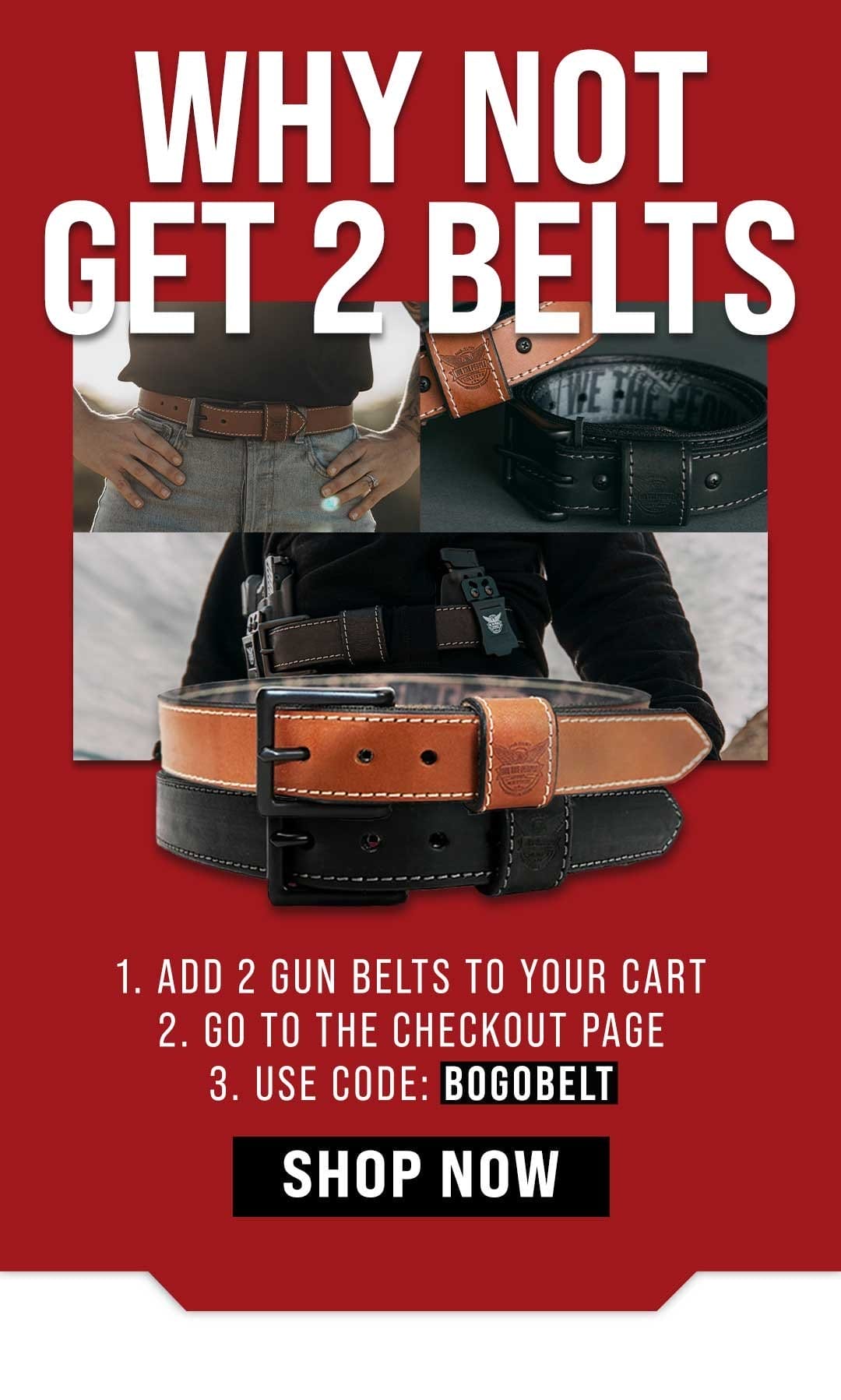 Why not 2 gun belts