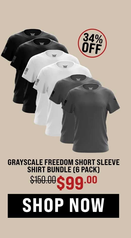 Grayscale Freedom Short Sleeve Bundle