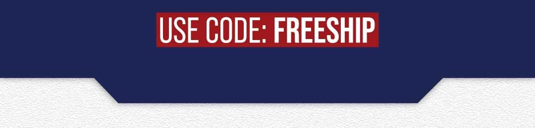 Use Code: FREESHIP at checkout