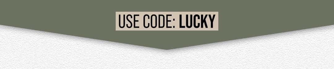 Use Code: Lucky