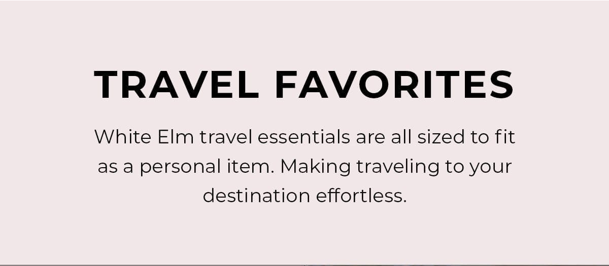 Travel Favorites