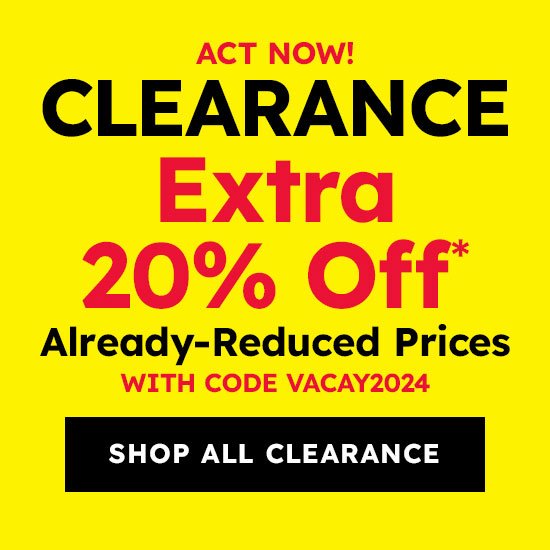 Shop All Clearance