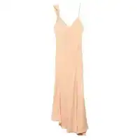 Victoria Beckham x Mango Asymmetrical Dress with Decorative Stitching