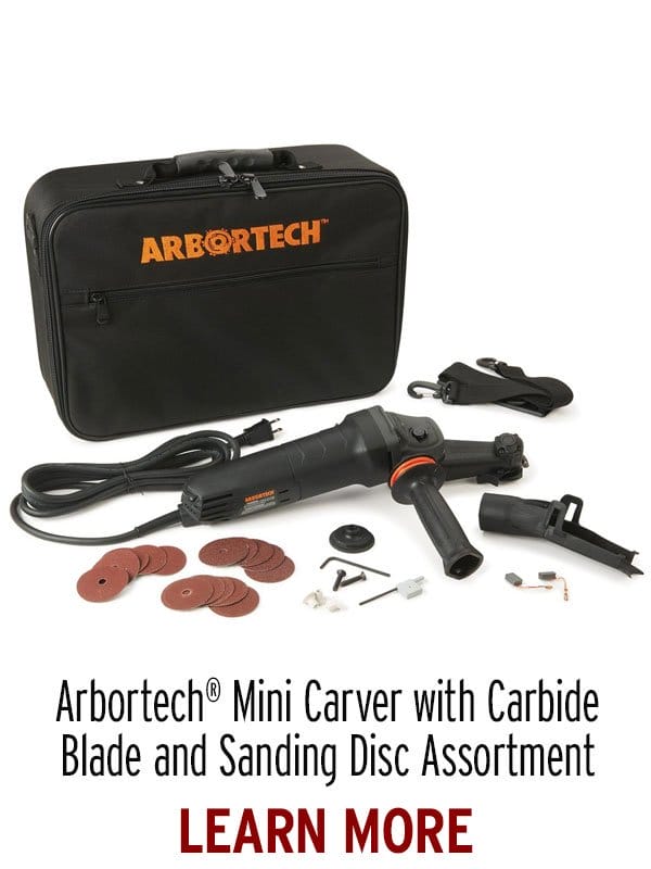 NEW - Arbortech® Mini Carver with Carbide Blade and Sanding Disc Assortment