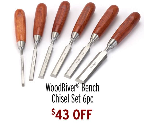 \\$43 Off - WoodRiver® Bench Chisel Set - 6 Piece