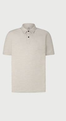 Timo Polo shirt in Beige melange