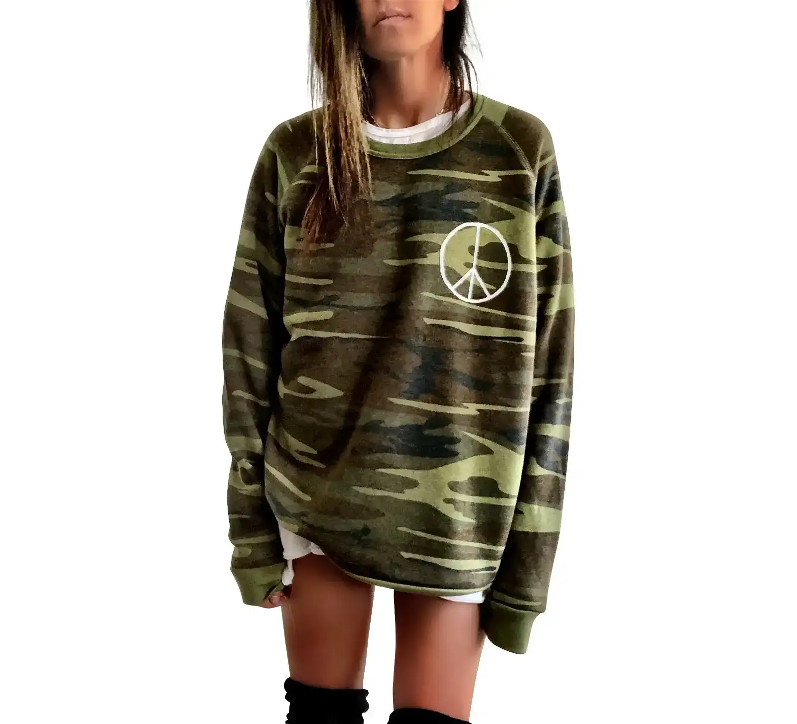 Image of 'PLAYTIME CAMO' SWEATSHIRT