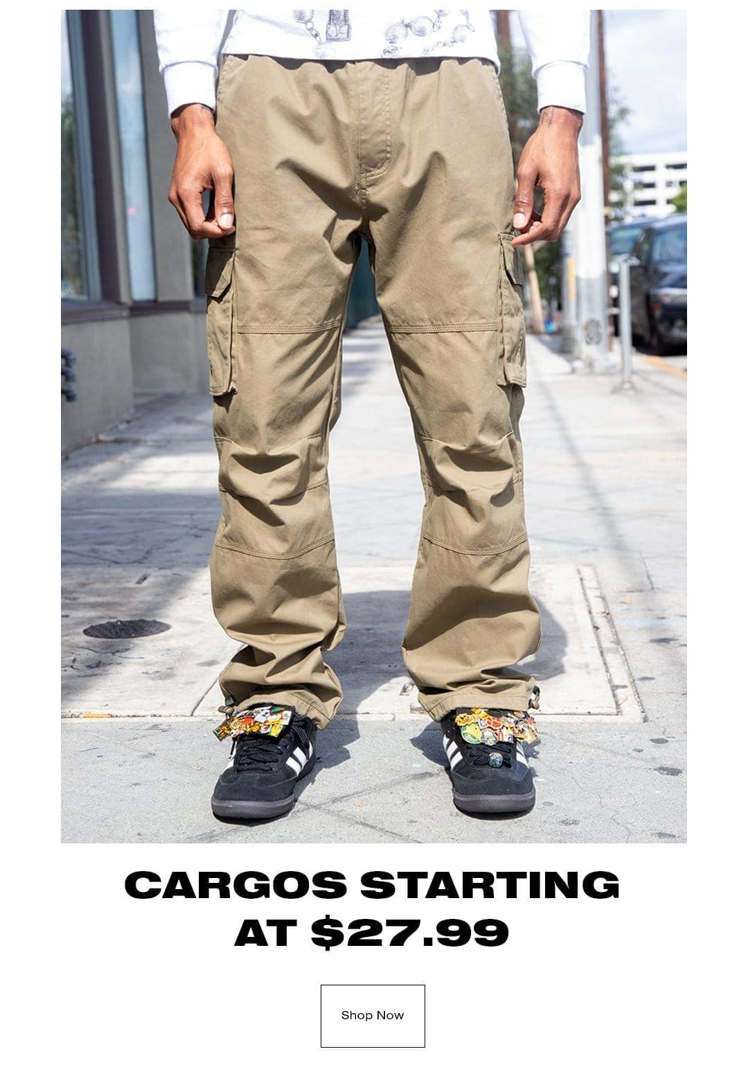 Cargos Starting at \\$27.99