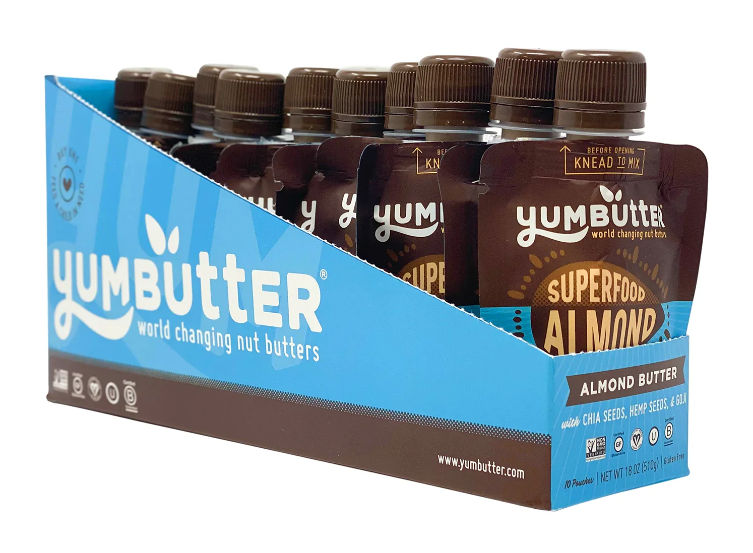 Superfood Almond Butter (10-Pack Mini Pouches)