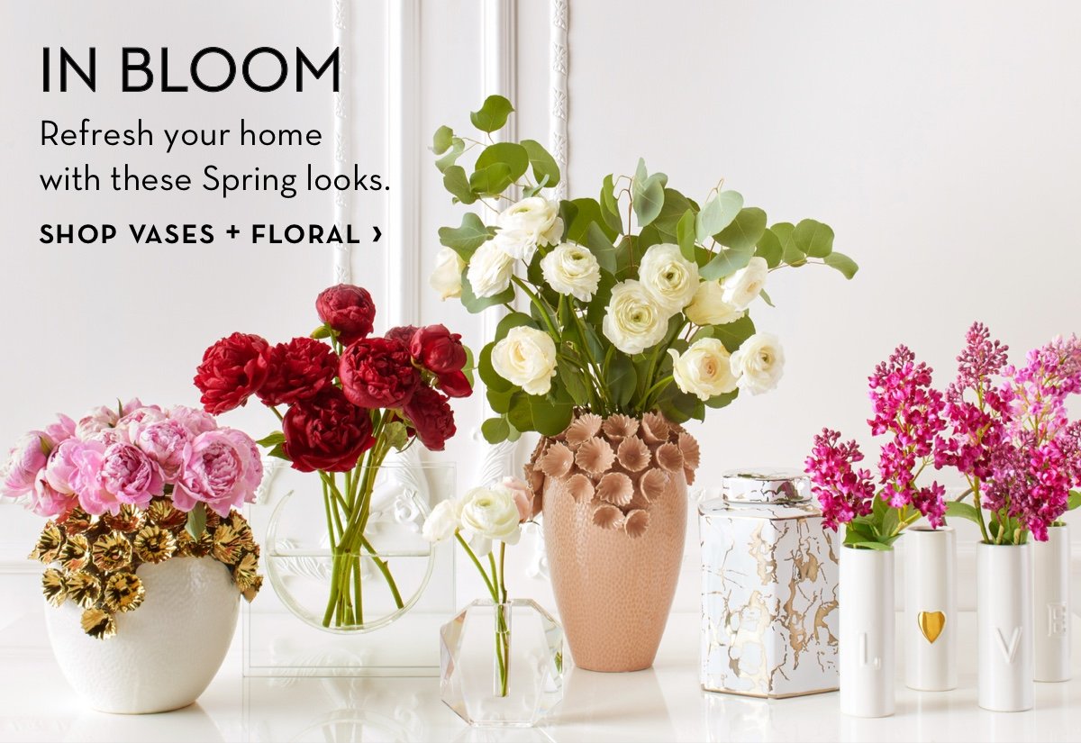 shop vases and floral