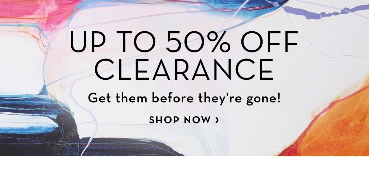 Up To 50 Percent Off Clearance
