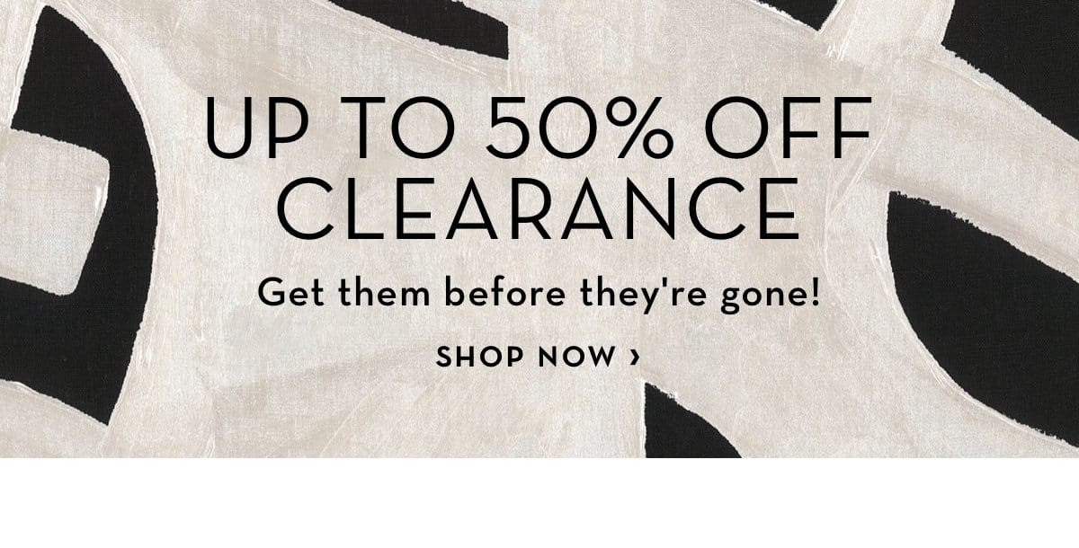 Up To 50 Percent Off Clearance