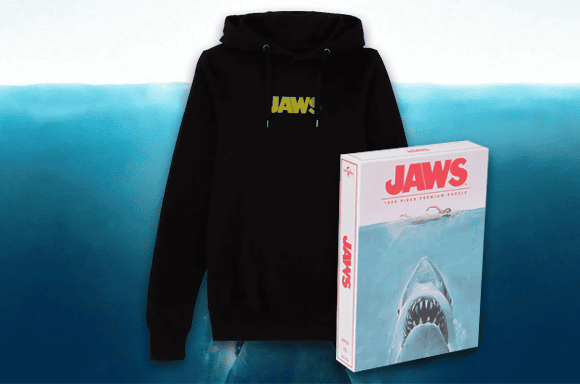 JAWS BUNDLE - HOODIE & PUZZLE FOR £19.99