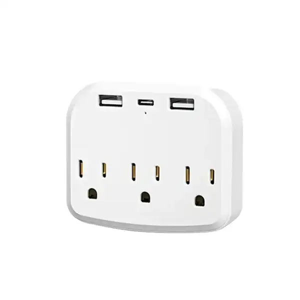 Image of Koios Tri - 1080p WIFI Nanny Camera USB Outlet Wall Charger