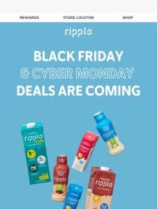 INCOMING… Black Friday & Cyber Monday Deals