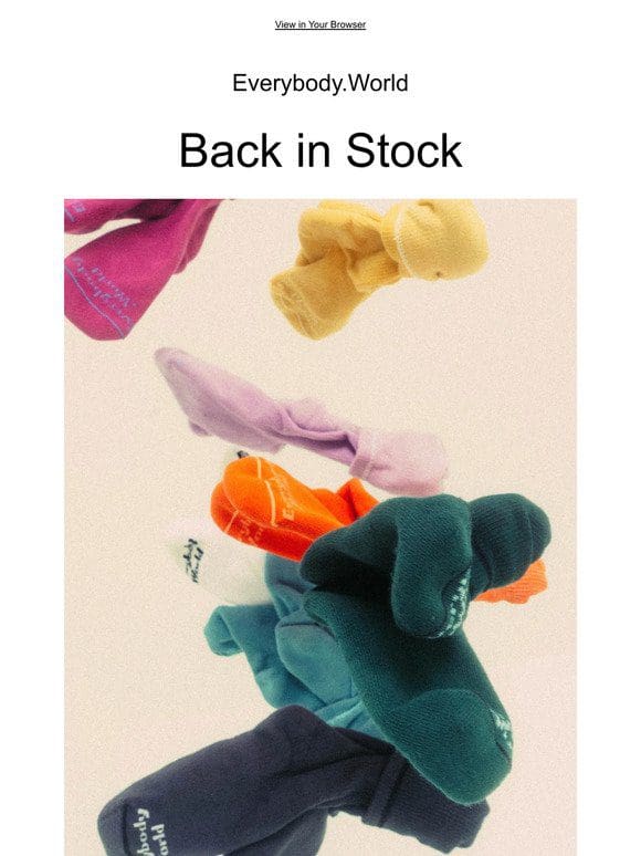 Best-Selling Socks Are Back In Stock