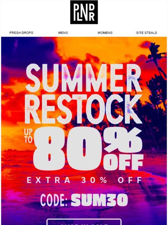 Up To 80% OFF!