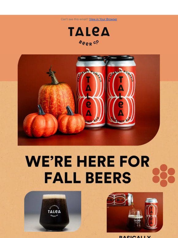 HERE FOR FALL BEERS