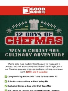 Have You Seen Our Chefmas Giveaway?  ‍