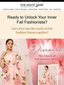 Fall Fashion Sarees