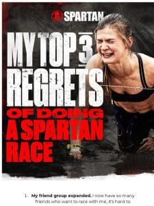 Top Regrets of Doing a Spartan Race